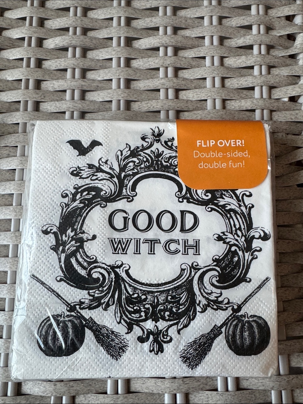 Halloween Napkins • Good Witch Bad Witch
